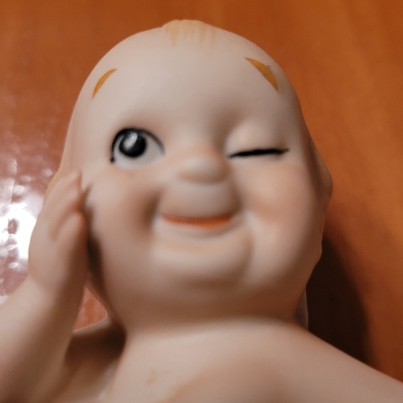 Vintage - Lefton Kewpie Bisque Ceramic Figurines Set of 2‎ - Picture 5 of 8